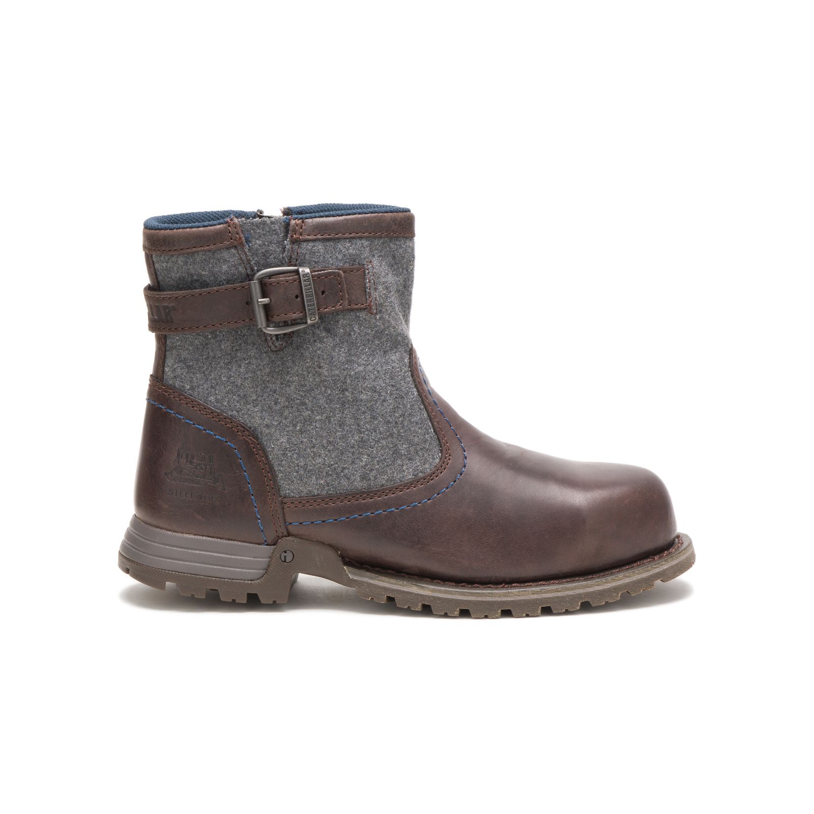 Botas De Punta De Acero Caterpillar Jace Steel Puntera Mujer Marrones | Argentina-WCLAZ3412