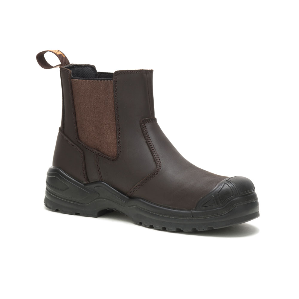 Botas De Seguridad Caterpillar Striver Dealer Bump Astm Hombre Marrones | Argentina-PKJRA5631