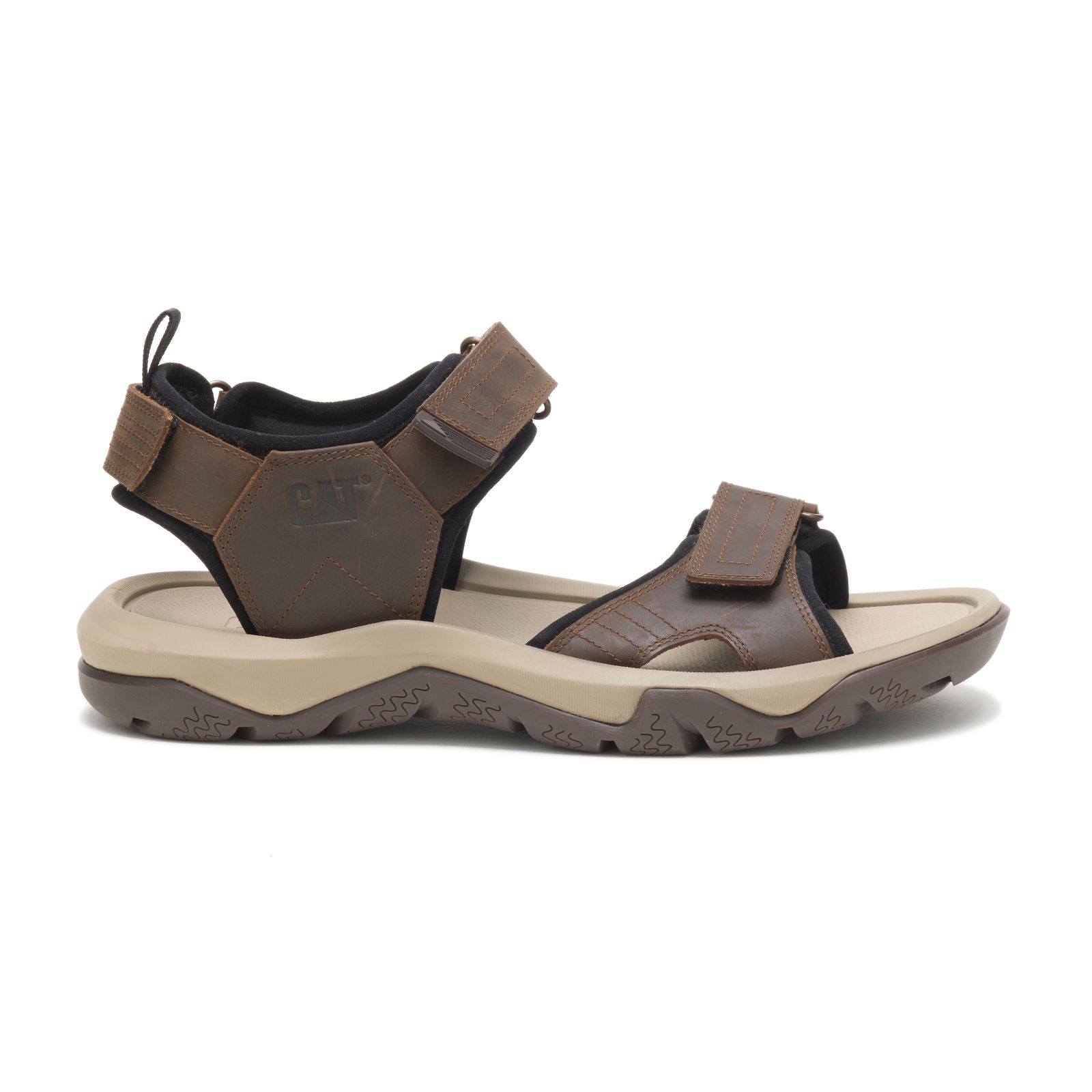 Sandalias Caterpillar Waylon Hombre Chocolate Marrones | Argentina-XIOMW0398