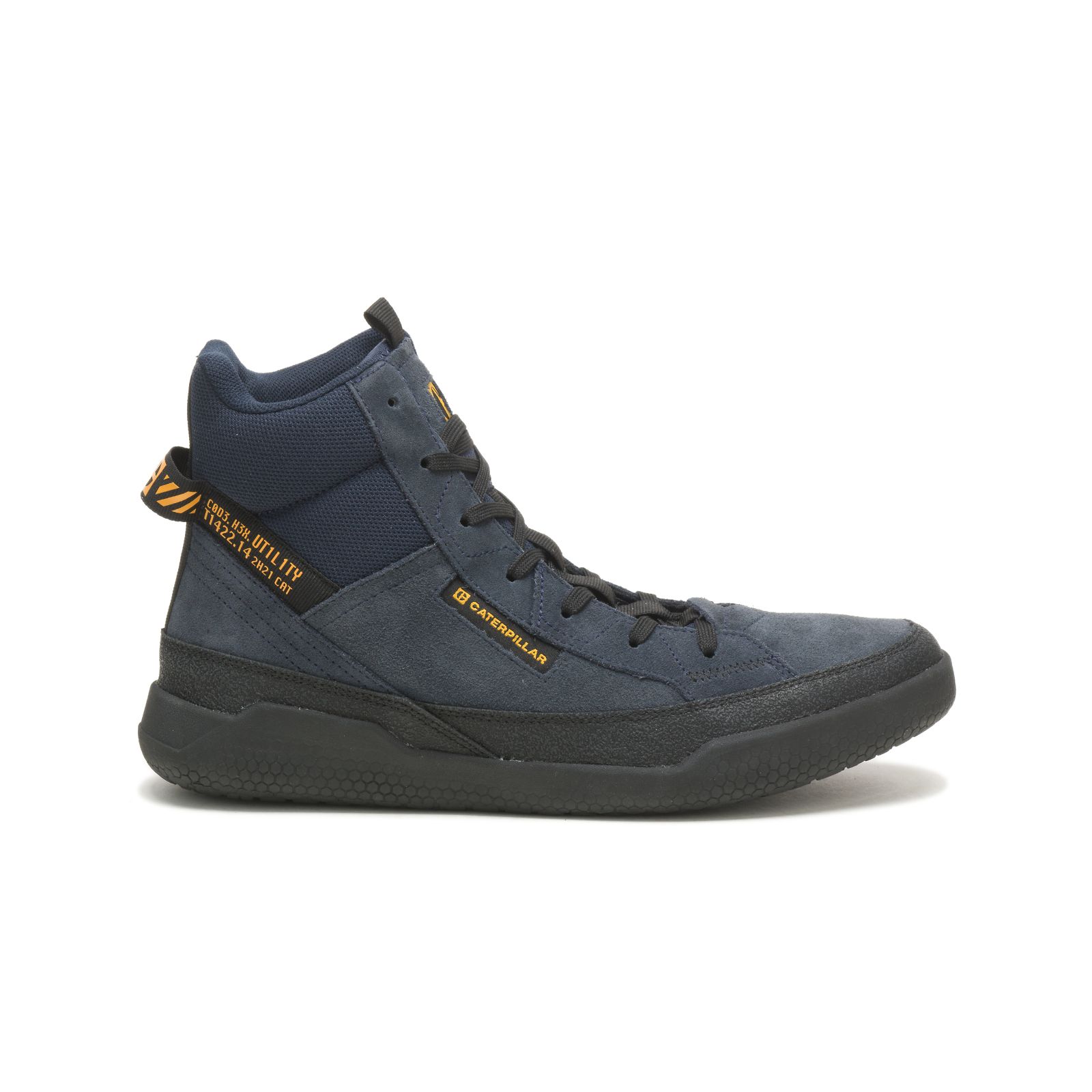 Zapatillas Caterpillar Code Hex Hi Utility Mujer Azul Marino Negras | Argentina-TJFOC8014