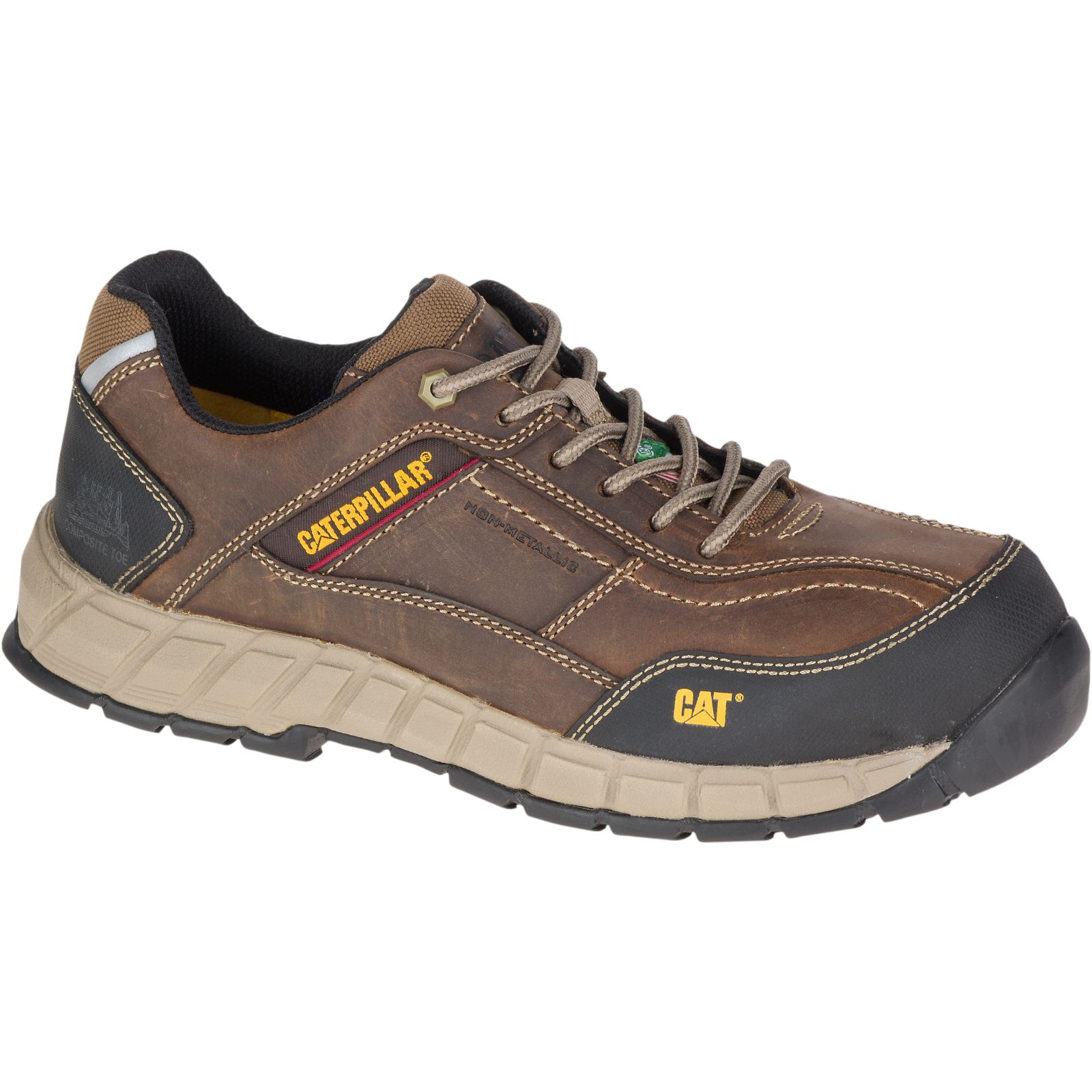 Zapatos De Trabajo Caterpillar Streamline Cuero Csa Composite Puntera Hombre Beige Oscuro | Argentin